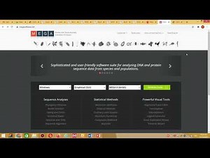 How to make Phylogenetic tree through Mega X #phylogeny #multiple sequence alignment #tree