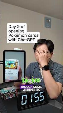 Day 2 - ChatGPT busted a vulpix and cofagrigus?? We opened the pack at least