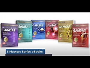 GAMSAT Masters Series 2023 - 2024 : Comprehensive GAMSAT preparation