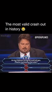 😬 Interesting fact: The Pikachu phone a friend meltdown from The Millstone became a viral clip years later because it perfectly captured how misplaced confidence and pressure can cause someone to completely unravel over a question most people know Pikachu is yellow. | Pickuplines & Memes