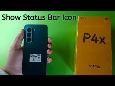 Realme P4x 5G: How to show status bar icon