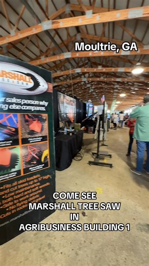 We’re in Moultrie, GA this week at the Sunbelt Expo! Come see us in Agribusiness Building 1! #Treesaw #marshalltreesaw #treecutting #landclearing #rightofway #SkidSteerAttachment #farmingequipment #farmshow | Marshall Tree Saw