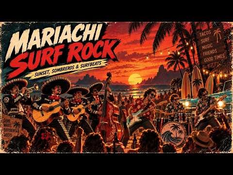 MARIACHI SURF ROCK🌊🎺🎸 | | Sun, Surf & Mariachi Vibes | 1 Hour Uplifting Insturmentals