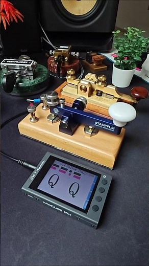 Practice Morse Code with a Straight Key and CW Pokemon #hamradio #morsecode #asmrsounds