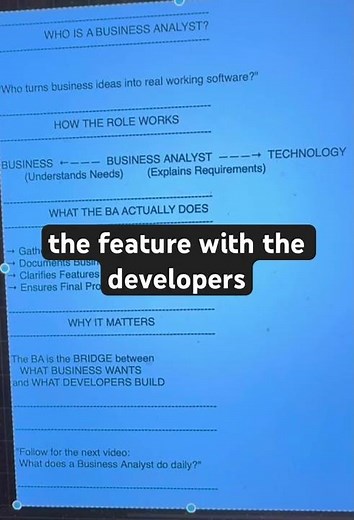 Who Is a Business Analyst? Explained in 20 Seconds (Beginner Friendly)