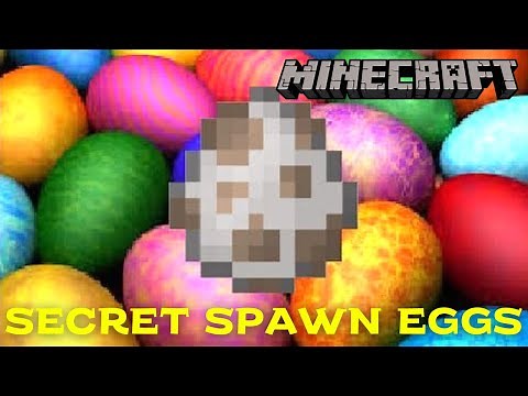 Minecraft - Secret Spawn Eggs (Commands)