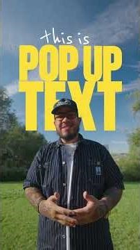 Simple Pop-Up Text Tutorial