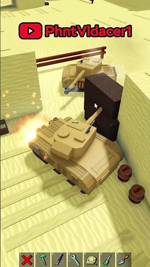 Tank battle in babft #roblox #buildaboat #buildaboatfortreasure
