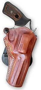 GunfightersINC Kenai Chest Holster for a Ruger SP101, Right Hand, Mas/Grey-Coyote Tan