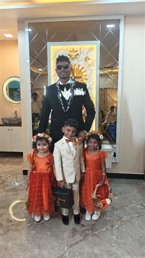 Veniska Bruno Ferreira on Instagram: "WALKING DOWN THE AISLE ❤️ . . . #nuptials #eastindianwedding #newbeginnings❤️ #bride #bridegroom #followforfollowback #flowergirls #pageboy #ringsecurity #cuties😍 #smile #love #instadaily #reels #husbandwife #church #nuptialmass"