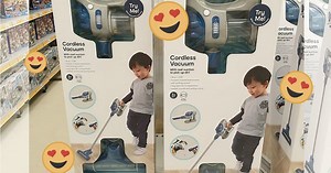 RUN DON'T WALK: There's a $25 children's vacuum from Kmart that genuinely works.