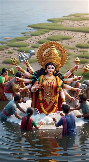 👉 “माँ दुर्गा रो पड़ीं 😢 | गणेश जी भी हुए भावुक | Durga Visarjan Emotional Story”