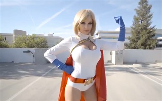 小姐姐cosplay超人＃女超人Power Girl Cosplay & Comic Book Art DIY Tutorial (