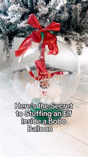 InflateDecorateCelebrate on Instagram: "Learn how to make an adorable Elf on the Shelf Bobo balloon for Christmas! 🎄✨ Perfect holiday balloon decor for parties, gifts, December surprises, and Elf arrival setups. I’ll show you step-by-step how to stuff your Elf inside a bobo, inflate, seal, and decorate for a professional finish. DIY balloon garland creators, add this to your holiday packages for the cutest Elf arrival ever! 🎁🎈 . . . #balloons #boboballoon #boboballoontutorial #christmasballoo