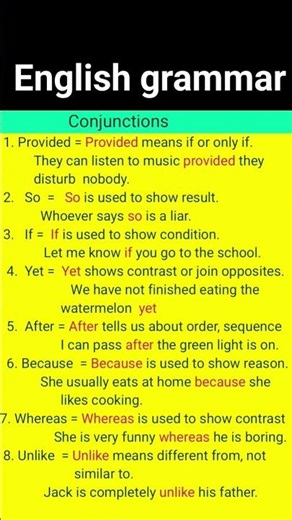 Learn about conjunctions #english #trending #viral