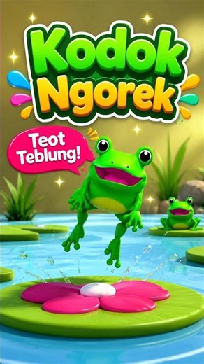 Teot teblung, teot teblung. That's how it sounds. - Kodok Ngorek - Indonesian Children's Song