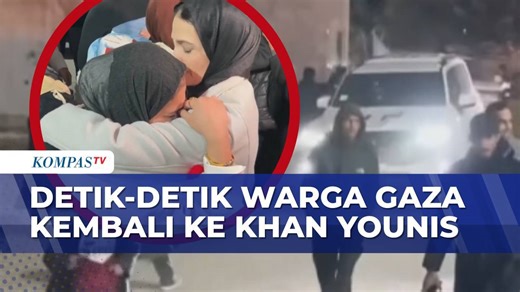Haru! Detk-Detik Warga Gaza Tiba di Khan Younis, Ceritakan Perjalanan Berat | SAPA PAGI