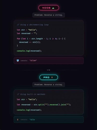 Reverse a String in Javascript #java #javascript #python #pythonprogramming #programming