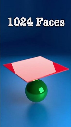 Blender Cloth Simulation on Ball | Satisfying Cloth vs Ball Physics Test (4 to 16384 Faces)