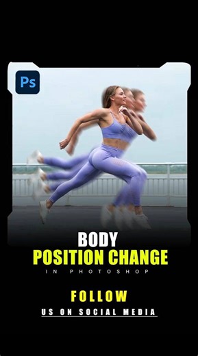 How to create body position change in adobe photoshop tutorial #photoshop | RG Graphic