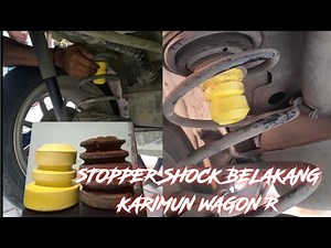 Mengganti stopper shock belakang karimun wagon R!!link pembelian ada di deskripsi