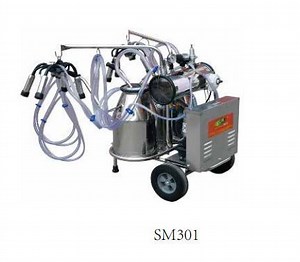 [Hot Item] Cow and Goat Cluster Portable Milking Machine Cattle Vacuum Pump-Typed Milking Machine