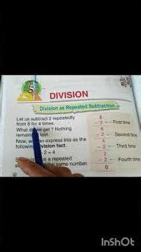 Introducing the lesson DIVISION. (Part 1.)