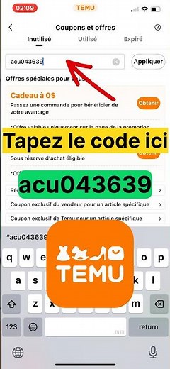 Code promo Temu France avec comment l'utiliser le code promo sur Temu 2025 #temufrance #temu #france