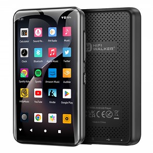 HIFI WALKER G7 Mini MP3 Player, 4" Android Touchscreen, WiFi Bluetooth, 128GB, HiFi Lossless Audio, 22H Playtime