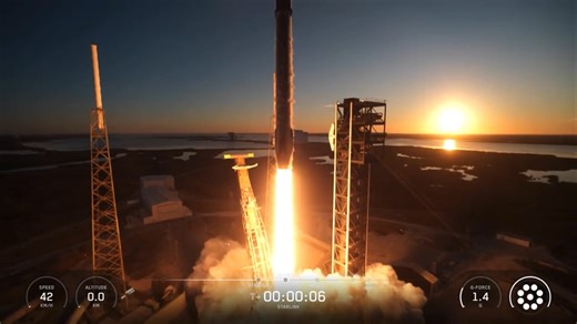 SpaceX has launched the Starlink 6-110 mission this evening, February 24th, 2026 at 6:04pm EST (23:04 UTC) aboard Falcon 9 booster B1092-10 from Space Launch Complex 40 at the Cape Canaveral Space Force Station in Florida, sending a batch of 29 Starlink v2-mini satellites southeast at a 43 degree inclination to sun-synchronous orbit. Just over eight minutes later, after completing its mission, the booster returned to planet Earth, landing on the “Just Read The Instructions” droneship stationed d