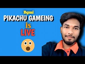 PIKACHU GAMING is LIVE, Full Rush Gameplay Bgmi 😎😊