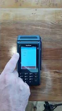 Verifone V210 setup for the Vodafone (One) network