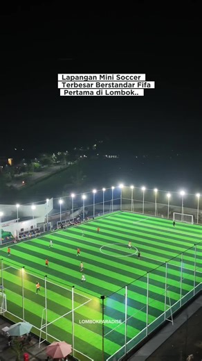 Lapangan Mini Soccer Standar FIFA di Lombok