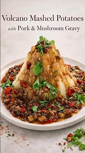 Volcano Mashed Potatoes – Vintage Comfort Food with a Fiery Twist