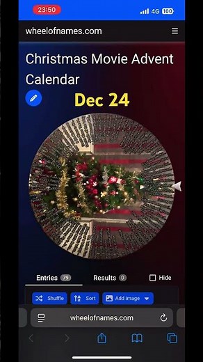 Christmas Movie Advent Calendar - DAY 24 #shorts #christmas #fyp