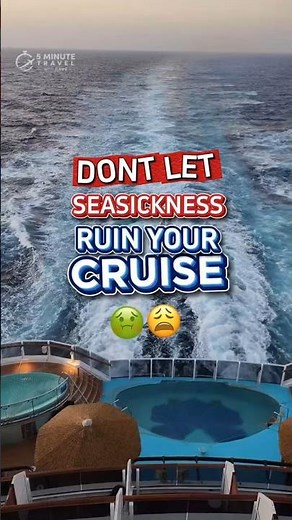 How to Avoid Seasickness 🤢 on a Cruise #seasick #seasickness