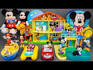Satisfying with Unboxing Disney Junior Mickey Mouse Water Park Bath Playset | Review Toys ASMR