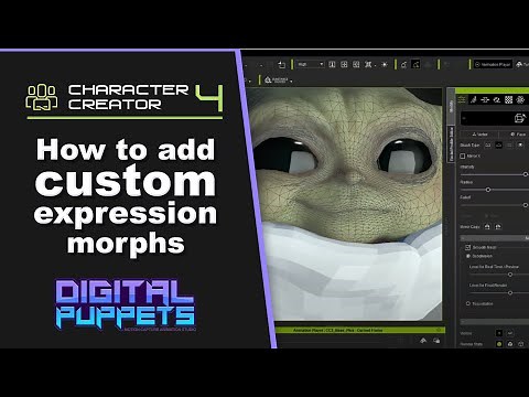Face Profile Editor CC4 Tutorial - How to add custom expression morphs