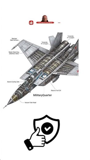 🇷🇺 Soviet MiG-25 Foxbat (Cutaway View) – Inside a Supersonic Monster