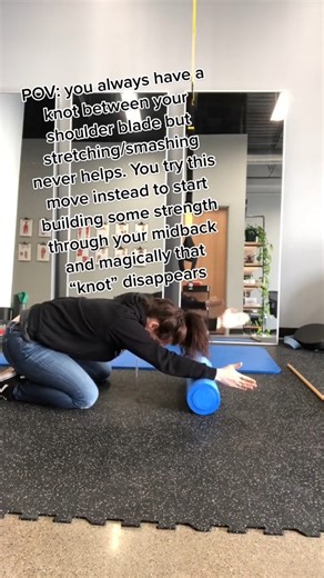 88K views · 839 reactions | Knot in your shoulder blade?  ✨ This...