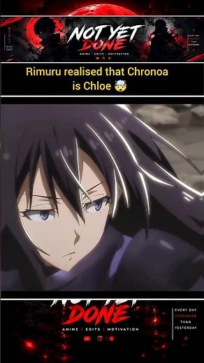 Chronoa is Chloe | that time I got reincarnated as a slime season 4 Anime