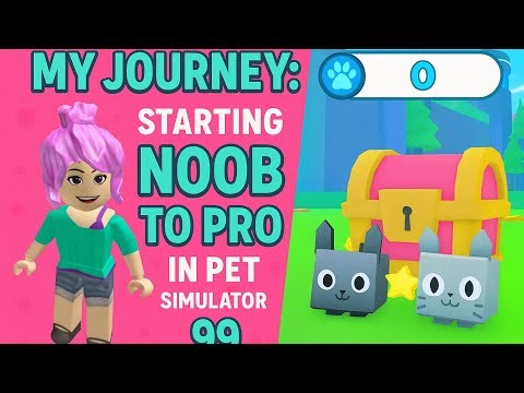 My First Time Playing Pet Simulator 99 🐾 | Noob to Pro (Kinda 😅)