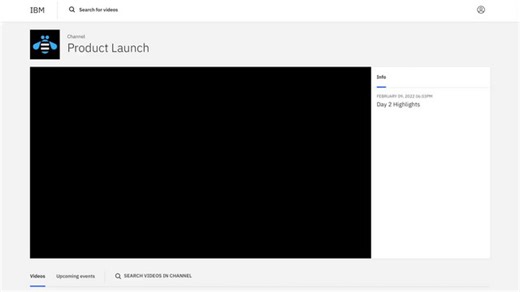 IBM Enterprise Video Streaming: Demo
