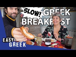 Learn Greek with a Traditional Breakfast (Slow Greek)