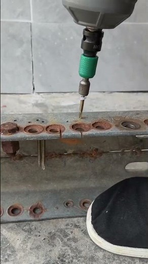 How to Easily Drive Self Tapping Screws into Solid Steel Plates