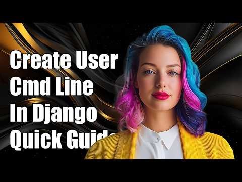 Create user from the command line in Django