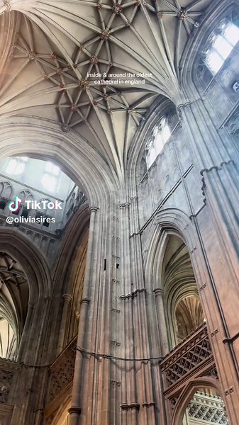 Exploring Canterbury Cathedral in England