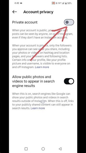 how to make a private account in instagram, | #techtips #trending