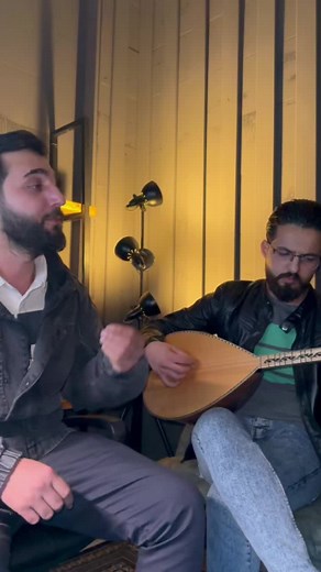 Traditional Oud Music Performance in Cozy Setting