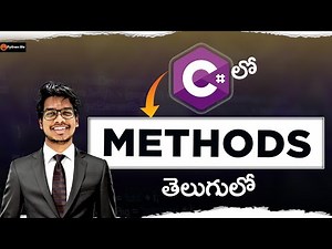 methods in c# | C# in Telugu